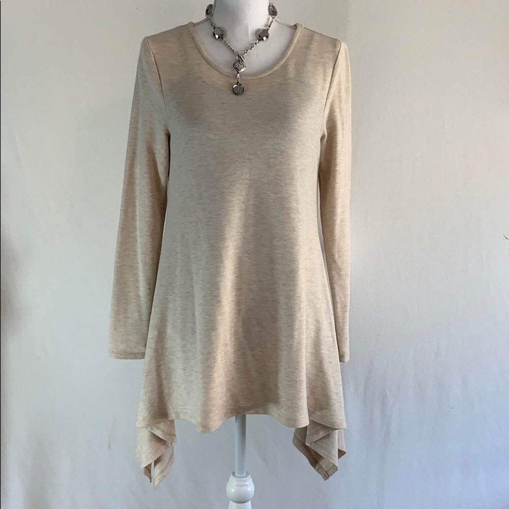 Cupid Blush Stylish and Soft Beige Tunic in S.